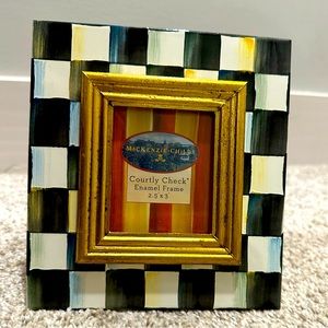 Mackenzie-Childs Small Courtly Check Picture Frame
